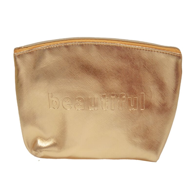 Beautiful Gold Cosmetic Bag image number 0