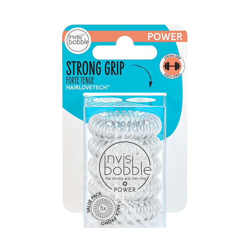 Invisibobble POWER MultiPack Crystal Clear image number 1