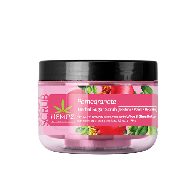 Hempz Pomegranate Herbal Sugar Scrub image number 0