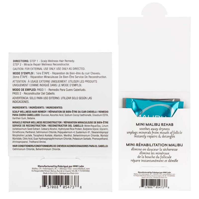 Malibu C Mini Malibu Rehab Scalp Wellness Kit image number 3