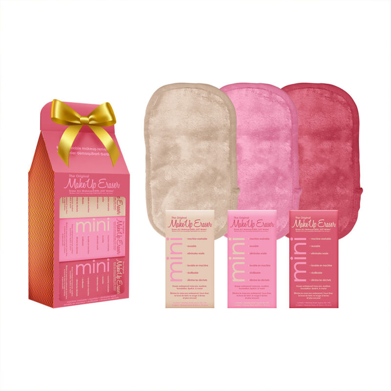 Makeup Eraser Sugar Plum 3 pc Giftable Reusable MakeUp Minis Wipe Set image number 0