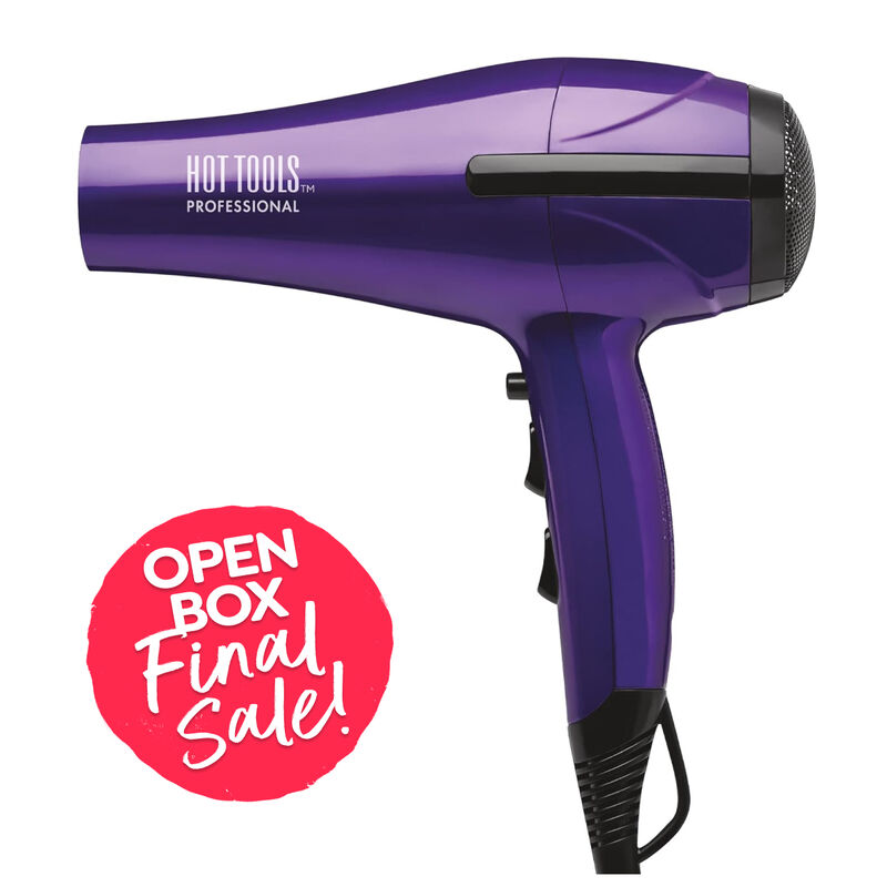 Open Box Hot Tools Turbo Ceramic + Ionic Hair Dryer Purple (Final Sale) image number 0