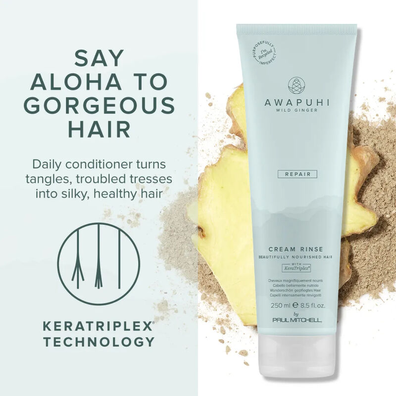 Paul Mitchell Awapuhi Wild Ginger Keratin Cream Rinse image number 4