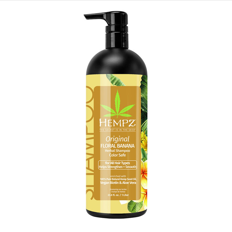 Hempz Original Floral Banana Herbal Shampoo image number 0