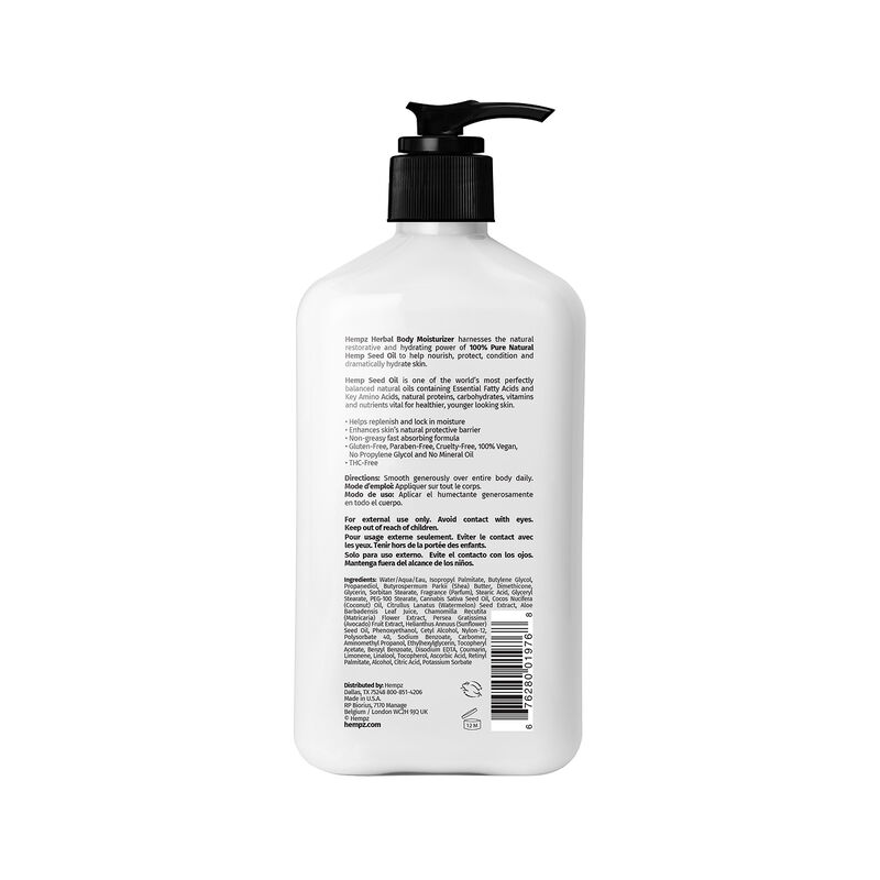 Hempz Fresh Coconut and Watermelon Herbal Moisturizer image number 1