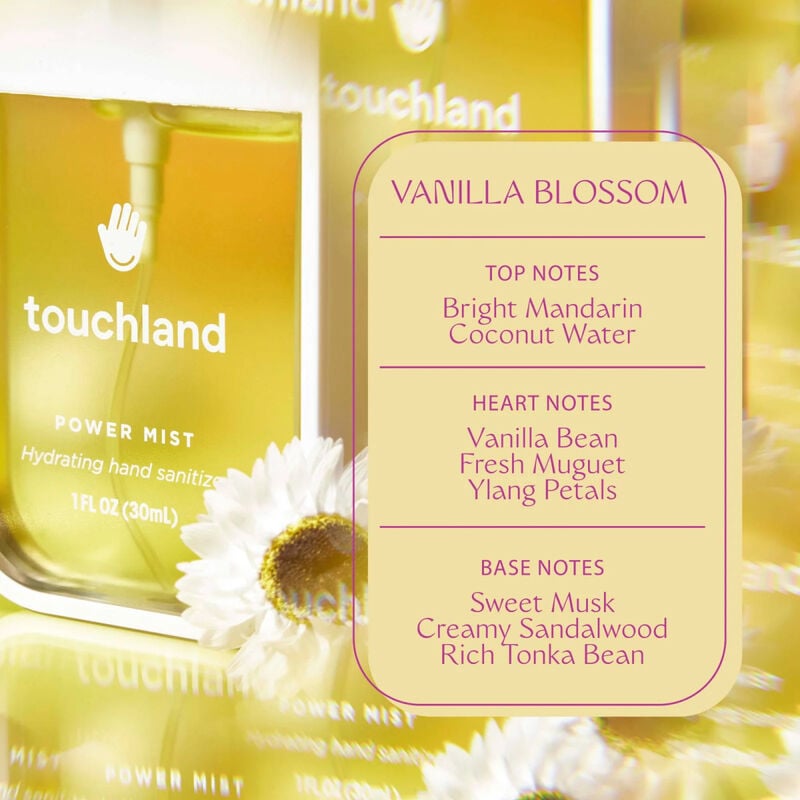 Touchland Power Mist Hydrating Hand Sanitizer - Vanilla Blossom image number 3