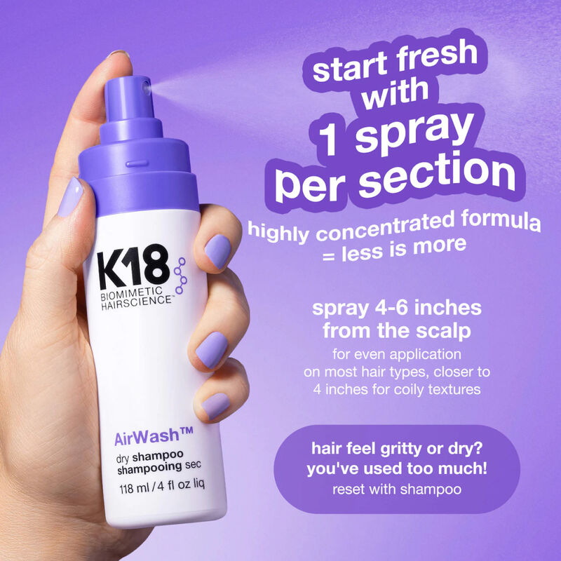 K18 AirWash Dry Shampoo image number 3