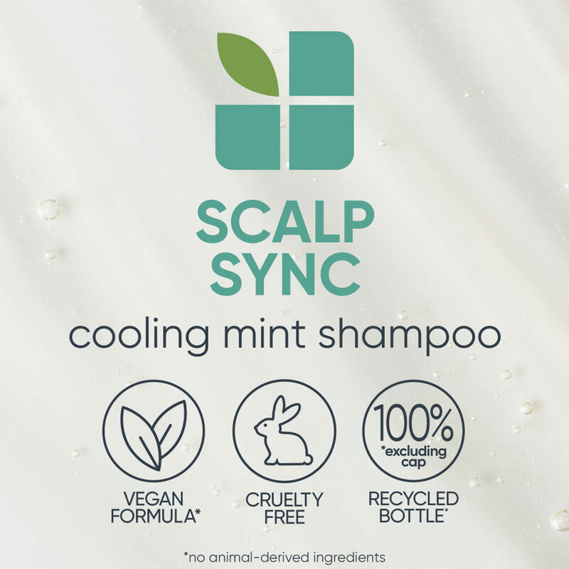 Biolage Scalp Sync Cooling Mint Shampoo image number 4