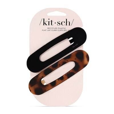 Kitsch Recycled Plastic Flat Lay Claw Flat 2 pc Set