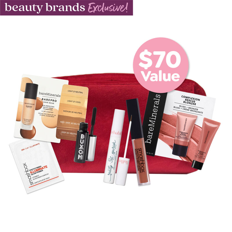 Beauty Brands Lip, Lash, Love Makeup Bundle image number 0