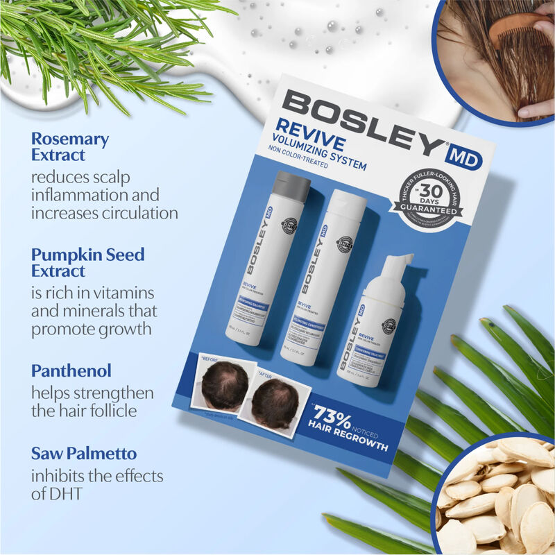 Bosley BosRevive Non Color-Treated Hair 30-Day Kit image number 2