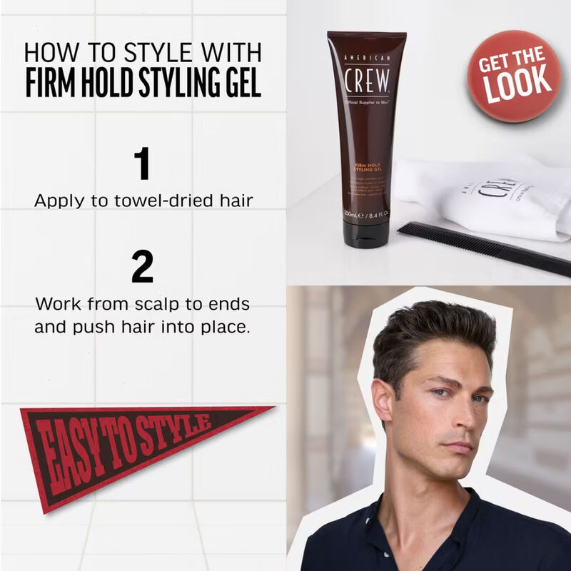 American Crew Firm Hold Styling Gel image number 3