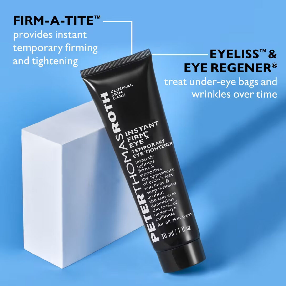 商品画像：Peter Thomas Roth Instant FirmX Eye Gel 1 oz 2-Pack 1