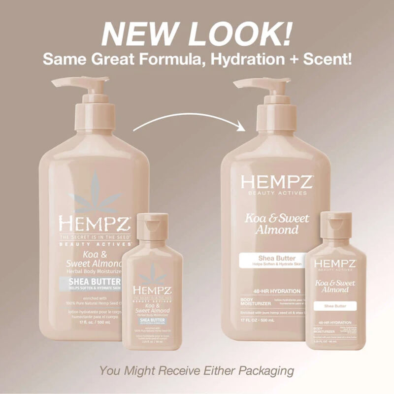 Hempz Koa & Sweet Almond Smoothing Herbal Body Moisturizer image number 2