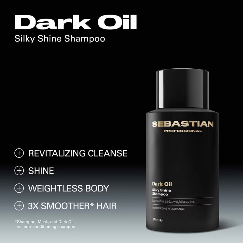 SEBASTIAN Professional Dark Oil Lightweight Shampoo image number 2