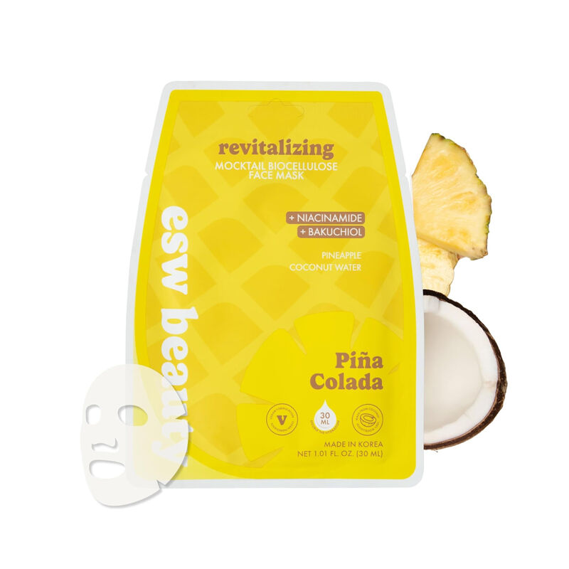 ESW Beauty Pi&ntilde;a Colada Revitalizing Biocellulose Mocktail Mask image number 0