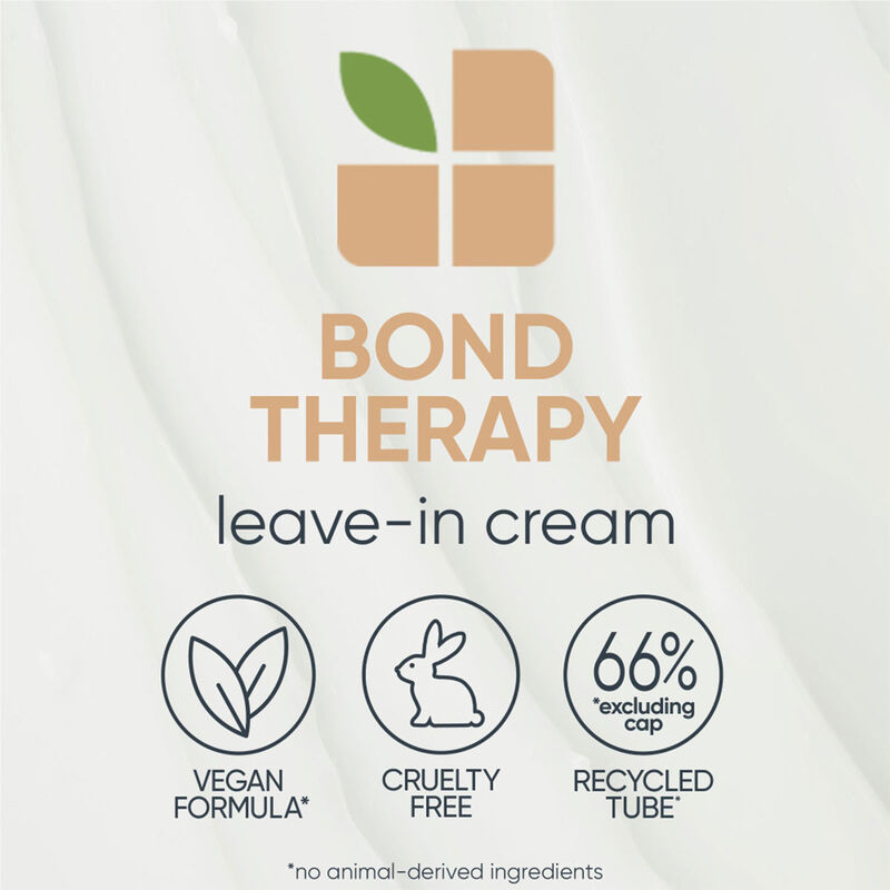 Biolage Bond Therapy Smoothing Leave-In Cream for Overprocessed, Damaged Hair image number 8