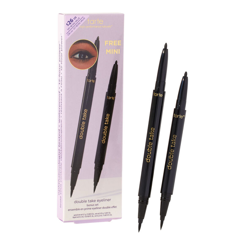 Tarte Double Take Eyeliner Bonus Set image number 0