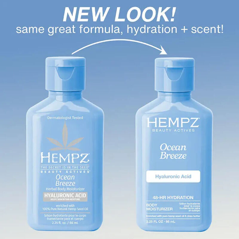 Hempz Mini Ocean Breeze Herbal Body Moisturizer image number 2
