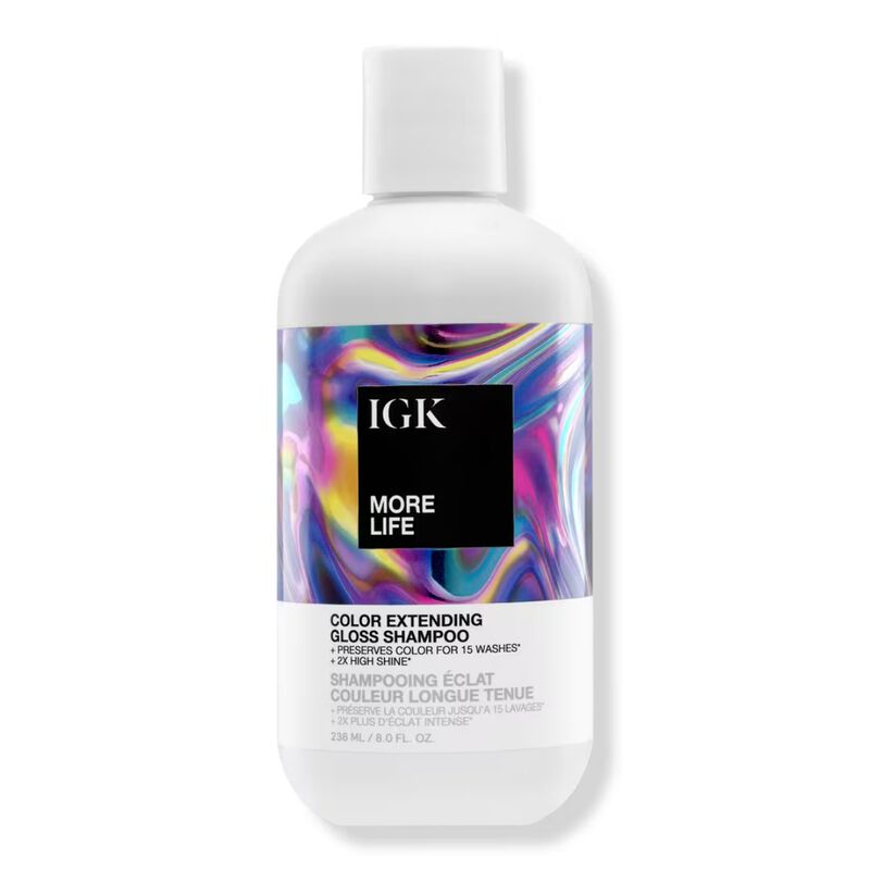IGK More Life Color Extending Gloss Shampoo image number 0
