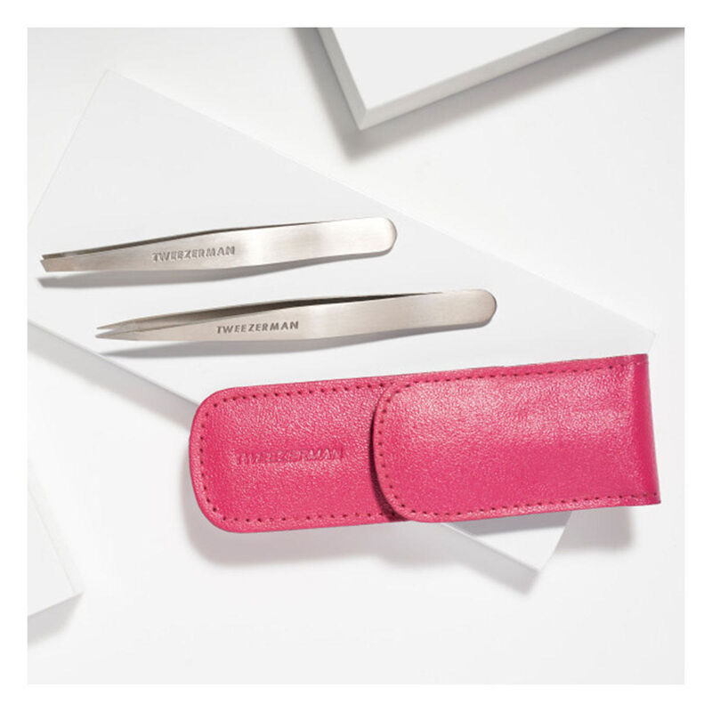 Tweezerman Petite Tweeze Set with Pink Case image number 5