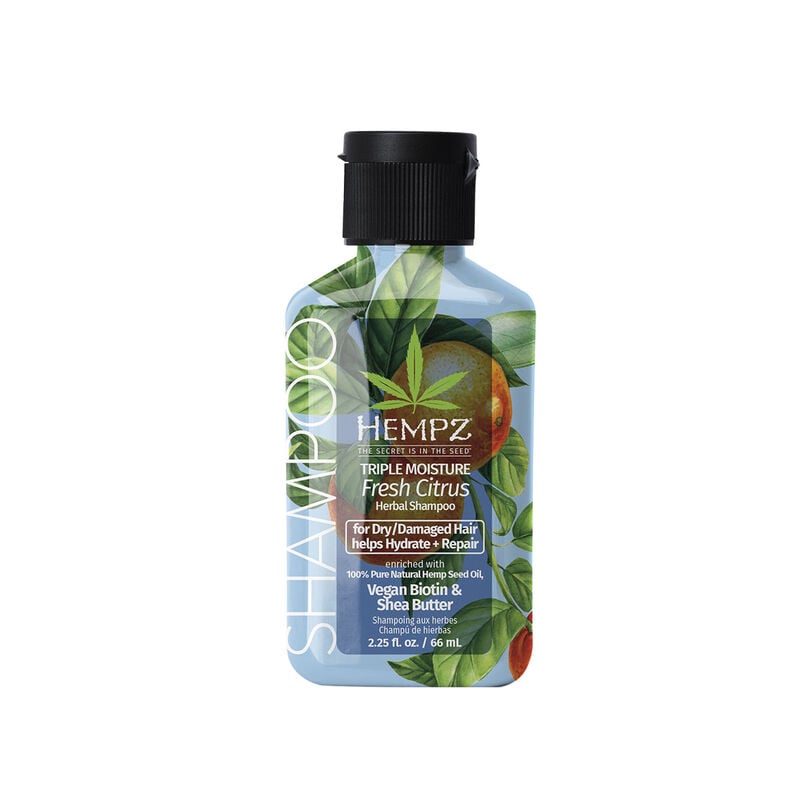 Hempz Mini Triple Moisture Fresh Citrus Herbal Shampoo image number 0
