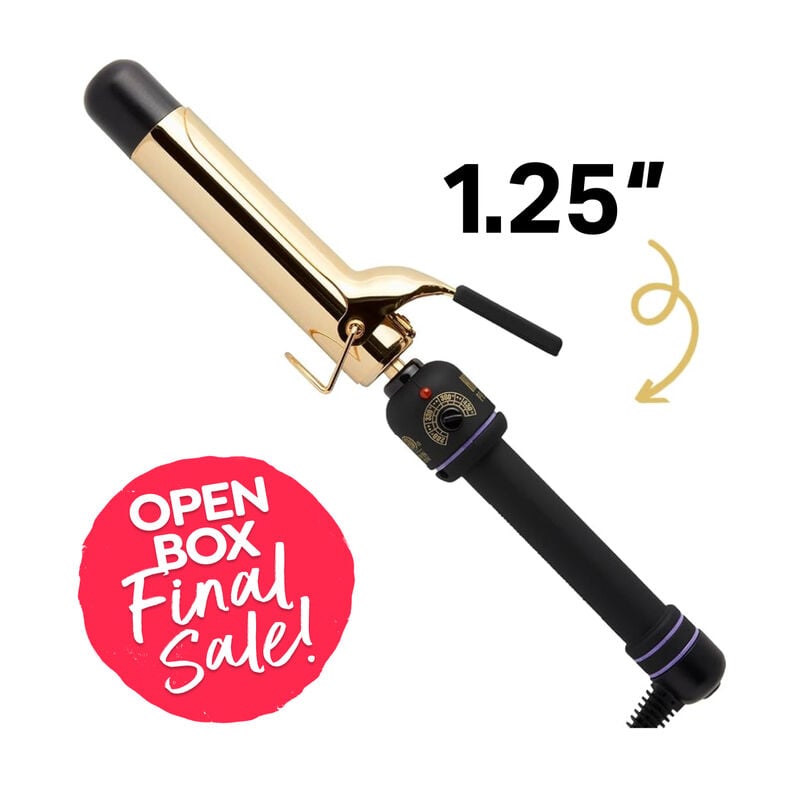 Open Box Hot Tools 1.25'' 24K Gold XL Barrel Curling Wand (Final Sale) image number 0