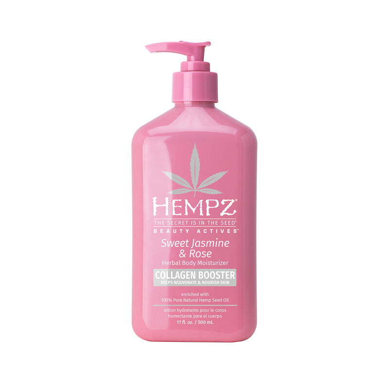 Hempz Sweet Jasmine & Rose Herbal Body Moisturizer with Collagen Booster image number 0