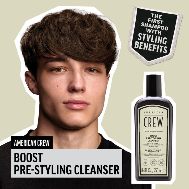 American Crew Boost Pre-Styling Shampoo image number 2