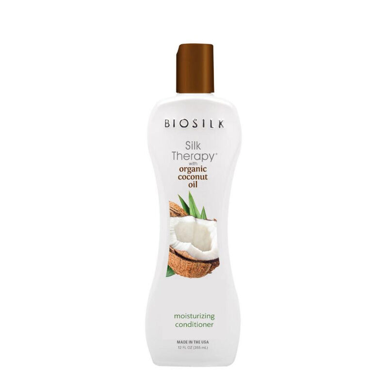 Biosilk Silk Therapy with Organic Coconut Oil Moisturizing Conditioner 12 oz image number 0