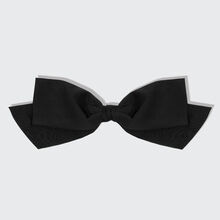 Kitsch Recycled Fabric Bow Hair Clip - Black