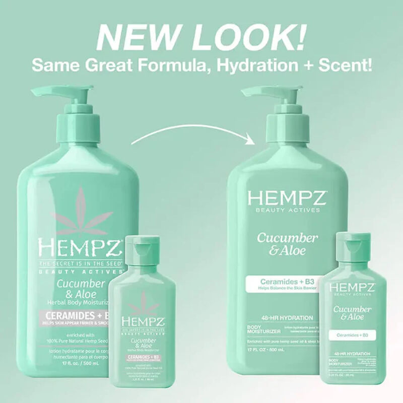 Hempz Cucumber & Aloe Herbal Body Moisturizer image number 2
