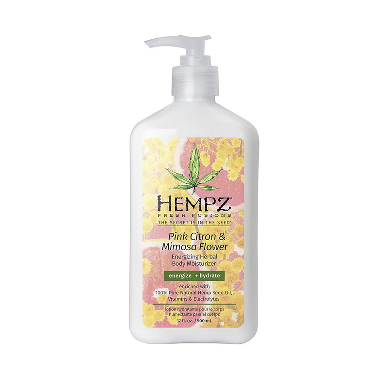Hempz Fresh Fusions Pink Citron & Mimosa Flower Energizing Herbal Body Moisturizer image number 0