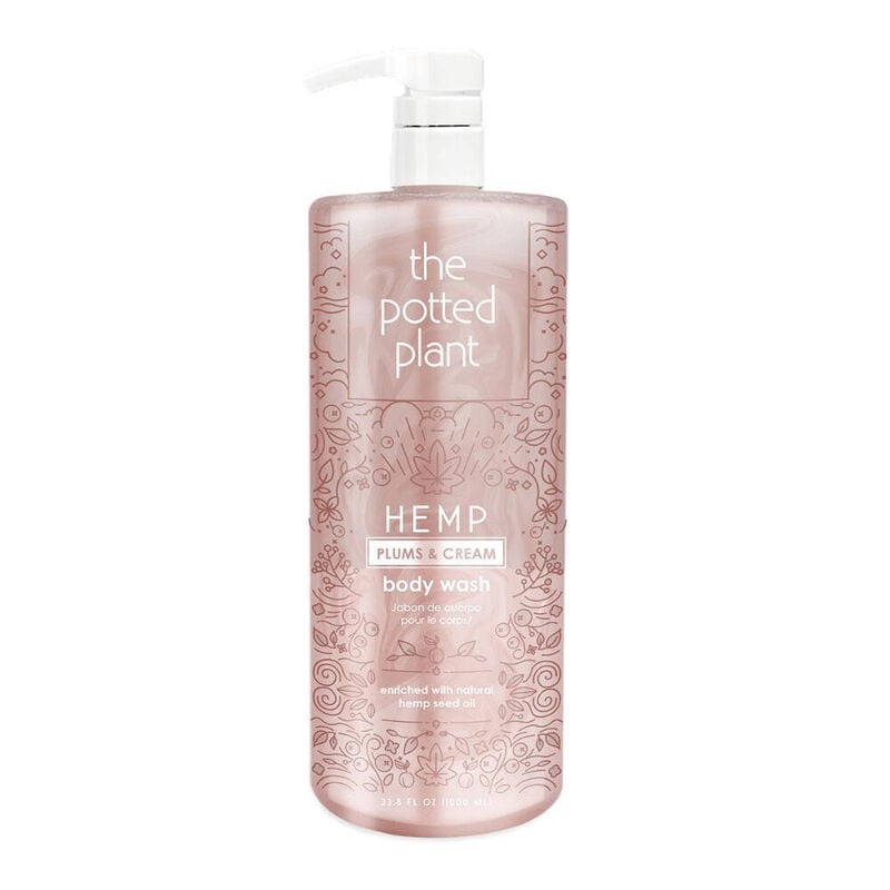 The Potted Plant Plums & Cream Hemp-Enriched Herbal Body Wash image number 0