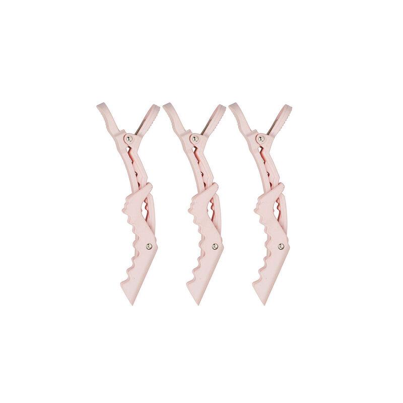 Kitsch No Slip Crocodile Clip 3pc - Blush image number 0