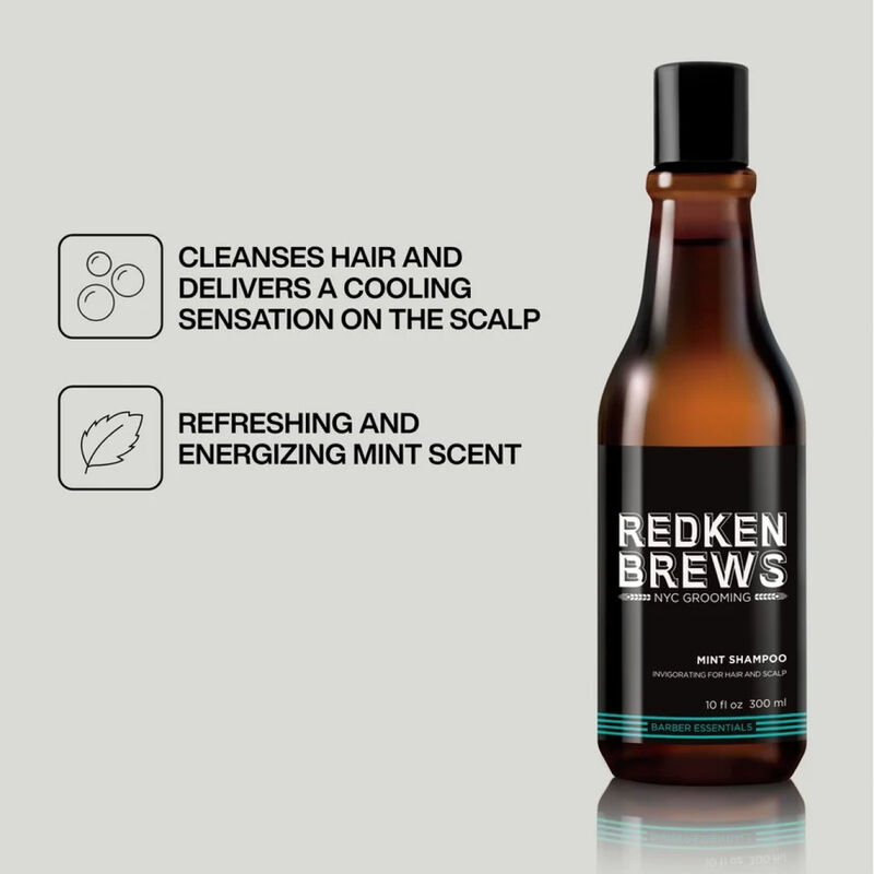 Redken Brews Mint Shampoo image number 2