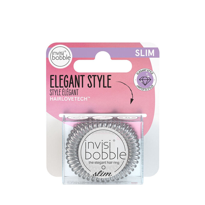 Invisibobble SLIM Chrome Sweet Chrome image number 0