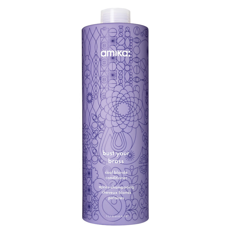 Amika Bust Your Brass Cool Blonde Repair Conditioner image number 0