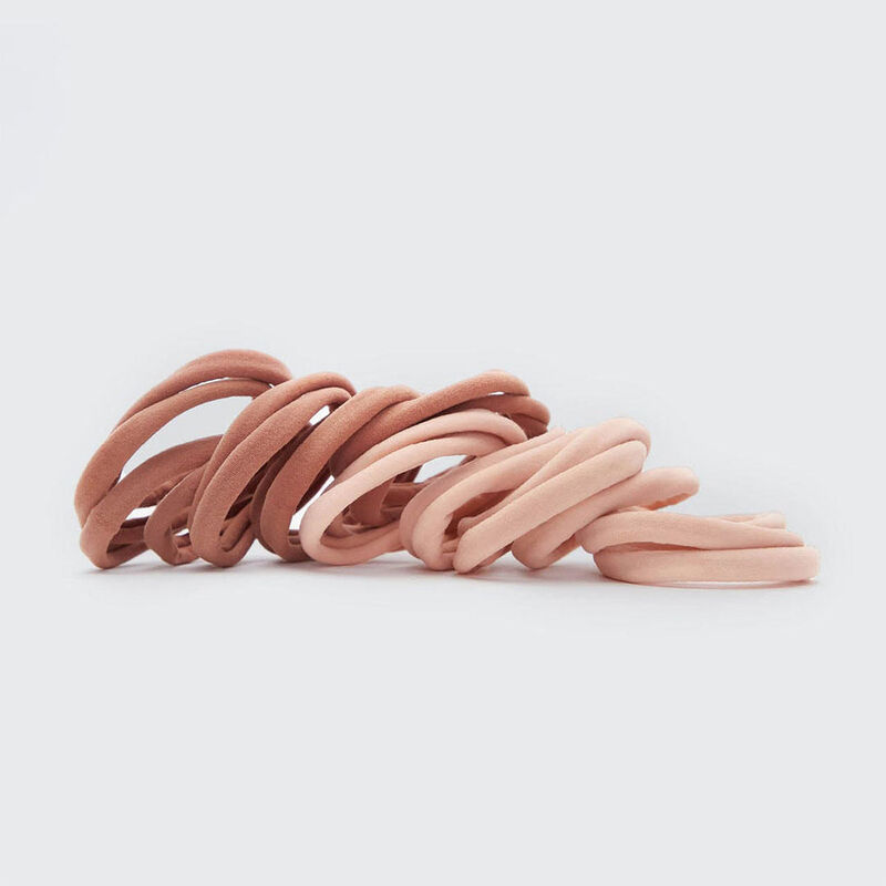 Kitsch Eco-Friendly Nylon Elastics 20pc set - Blush image number 6