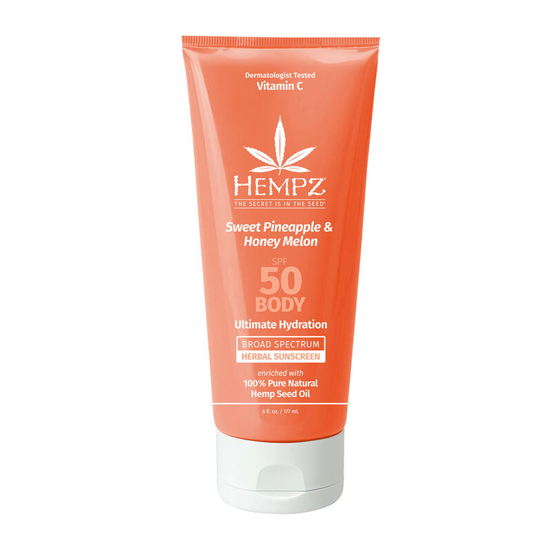 Hempz Sweet Pineapple & Honey Melon Herbal Body Sunscreen SPF 50 image number 0