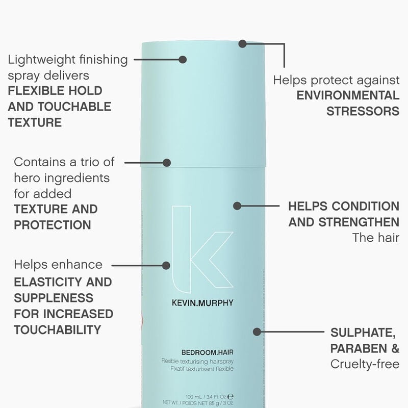 Kevin Murphy Bedroom.Hair Flexible Texturising Hairspray image number 3