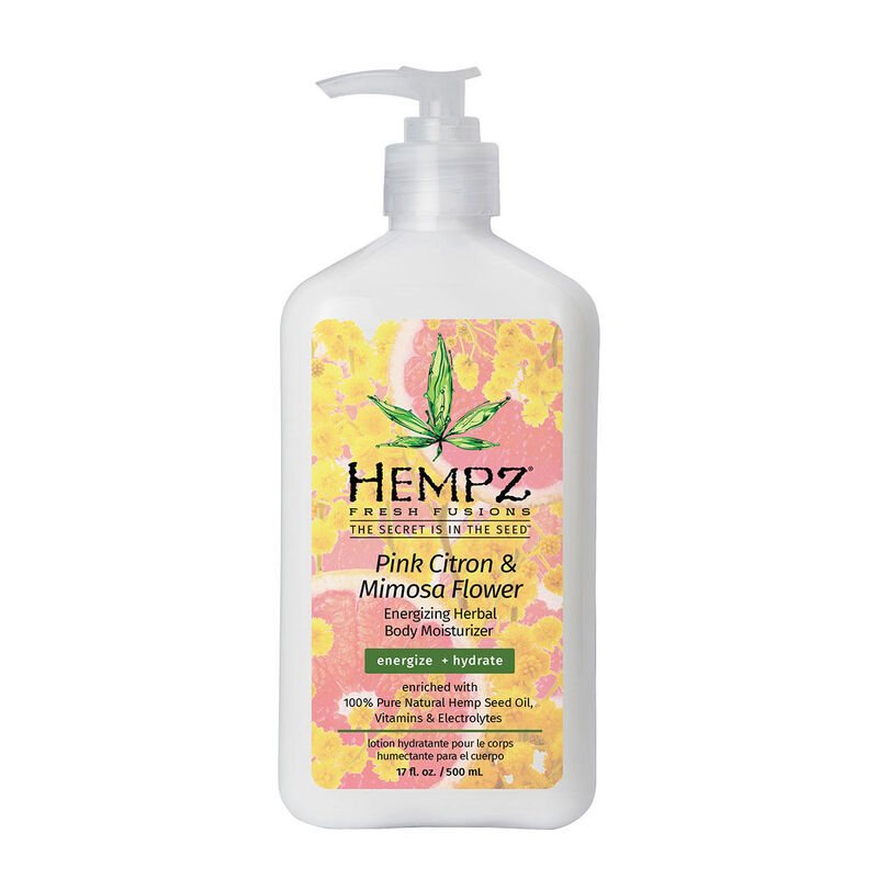 Hempz Fresh Fusions Pink Citron & Mimosa Flower Energizing Herbal Body Moisturizer image number 0