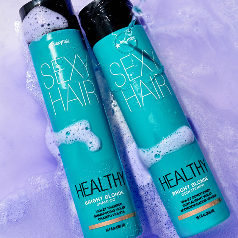 Sexy Hair Healthy Sexy Hair Bright Blonde Shampoo image number 3