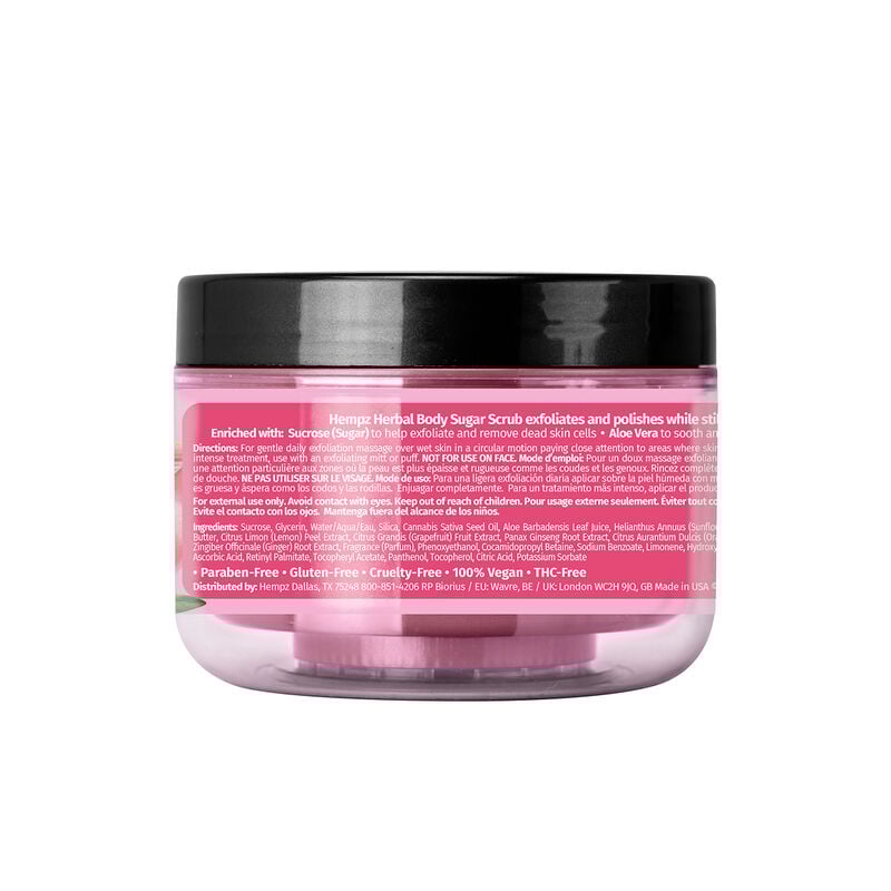 Hempz Pomegranate Herbal Sugar Scrub image number 1