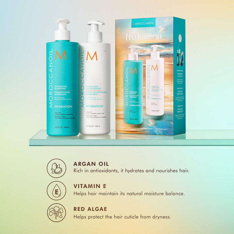 Moroccanoil Hydrate Shampoo & Conditioner Duo image number 2