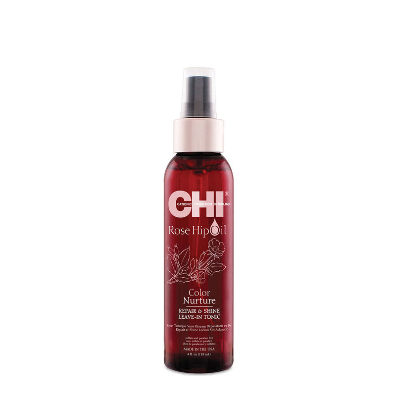 Chi Rose Hip Oil Color Nurture Repair and Shine Leave-In Tonic image number 0