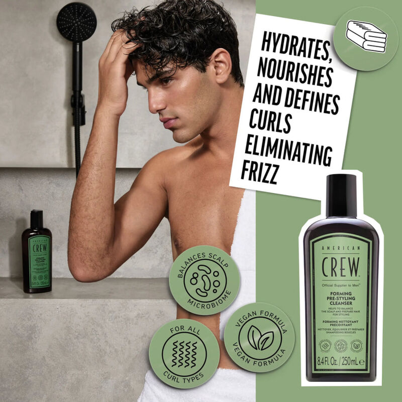 American Crew Forming Pre-Styling Shampoo image number 4