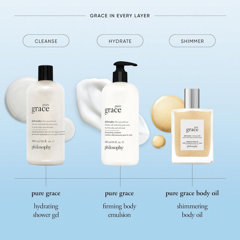 philosophy Pure Grace Luminous Body Oil image number 2