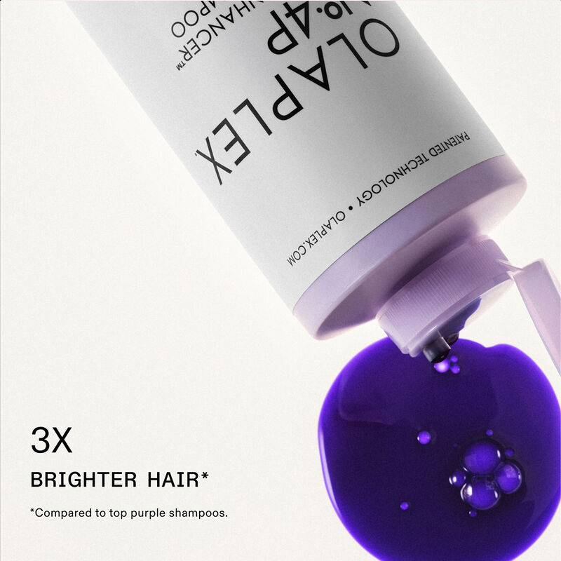 Olaplex No. 4P Blonde Enhancer  Toning Shampoo image number 4