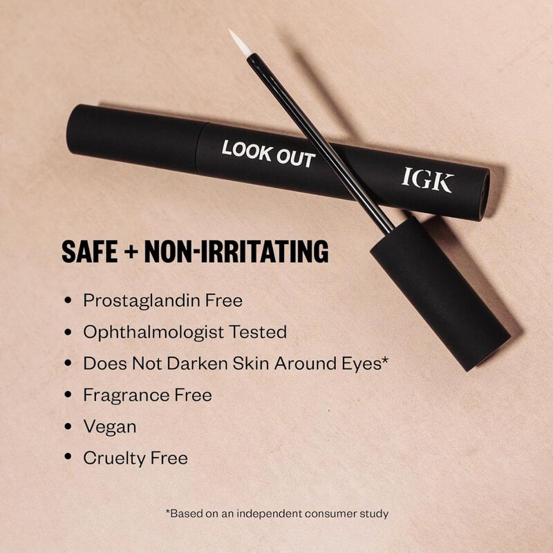 IGK Look Out Lash and Brow Boosting Peptide Serum image number 3
